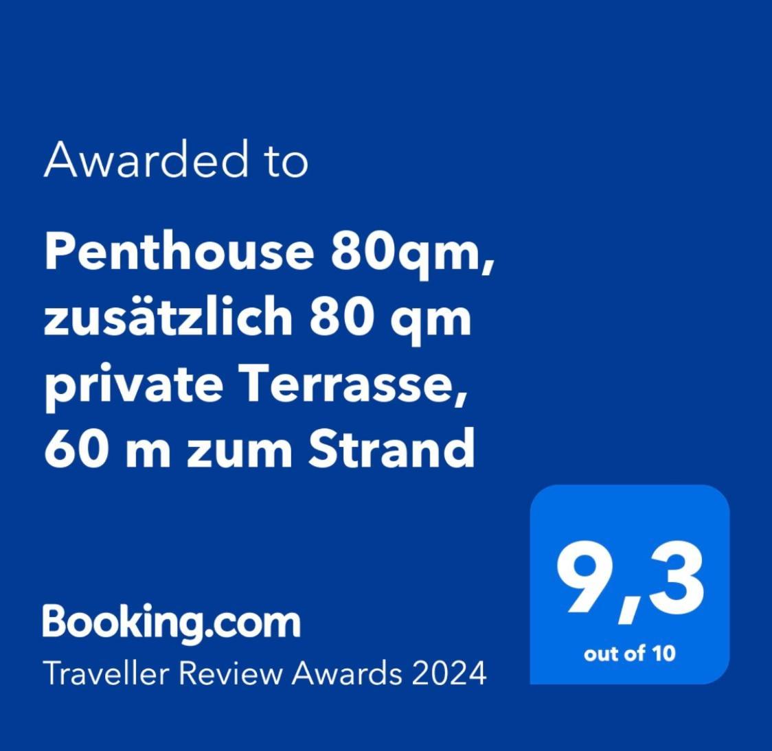 Penthouse 80Qm, Zusaetzlich 80 Qm Private Terrasse, 60 M Zum Strand 德尼亚 外观 照片